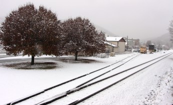 Snow Photos, Train Tracks, Tamaqua, 11-26-2014 (1)