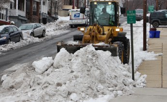 Snow Removal, Borough Workers, North Greenwood Street, Tamaqua, 2-4-2015 (3)