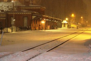 Train Station Photos, from Depot Square Park, Tamaqua, 2-1-2015 (1)