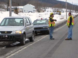 Two Vehicle Accident with Rollover, Penn Drive, Route 443, Mantzville, 2-18-2010 (10)