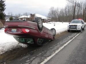 Two Vehicle Accident with Rollover, Penn Drive, Route 443, Mantzville, 2-18-2010 (14)