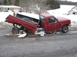 Two Vehicle Accident with Rollover, Penn Drive, Route 443, Mantzville, 2-18-2010 (6)
