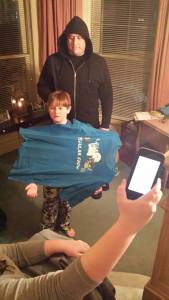 Wet T-Shirt to Frozen T-Shirt, Green family, Tamaqua, 2-15-2015 (1)