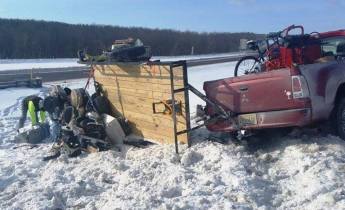 Wreck, from Diesel, Interstate 81, 2-19-2015 (10) - Copy