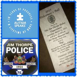 3-13-2015, Jim Thorpe Policemans Ball, Jim Thorpe Memorial Hall, Jim Thorpe