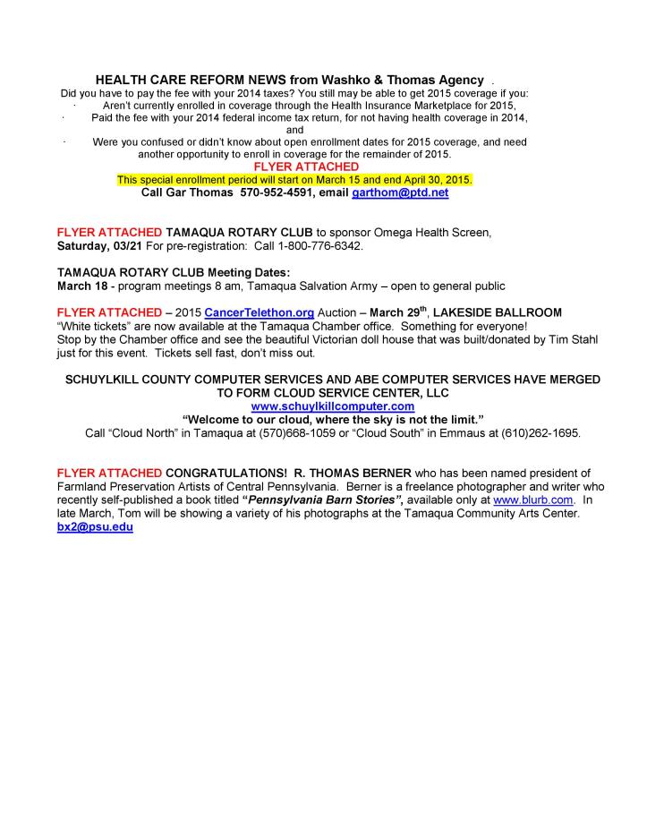 3-13-2015, Tamaqua Chamber of Commerce Chamber Chatters-page-004