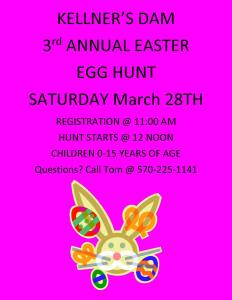 3-28-2015, Childrens Egg Hunt, Kellner's Dam, Tamaqua