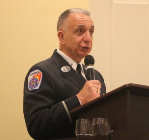 Guest Speaker was Robert Sarno, Lieutenant, Engine Co. 283, F.D.N.Y.