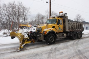 PennDOT Plow Truck, Road Conditions, US209, Coaldale to Tamaqua, 3-1-2015 (5)