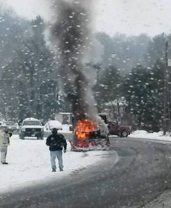 Plow Truck Fire, SR209, New Philadelphia, Blythe Township, 3-1-2015 (3)