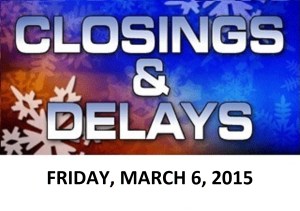 SCHOOL CLOSINGS AND DELAYS (2) - Copy 2