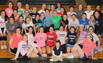 Tamaqua Area Raider Cheerleaders, Sports Complex, Tamaqua, 3-19-2015 (11)