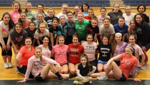 Tamaqua Area Raider Cheerleaders, Sports Complex, Tamaqua, 3-19-2015 (15)