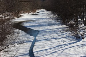 View of Little Schuylkill River from SR443, New Ringgold, 2-28-2015 (2)