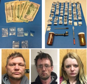 3 People Arrested on Drug Charges, Mahanoy City, 4-10-2015 (1) - Copy