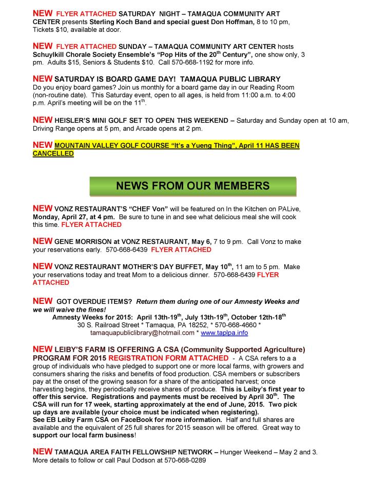4-10-2015, Tamaqua Chamber of Commerce Chamber Chatters-page-002