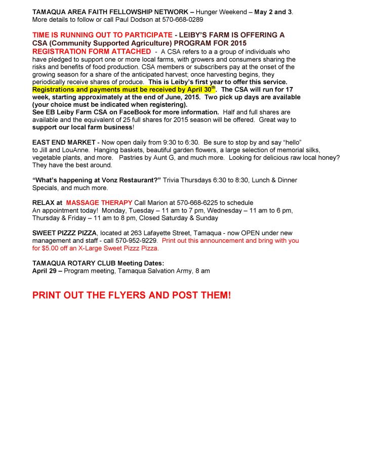 4-24-2015, Tamaqua Chamber of Commerce Chamber Chatters-page-003