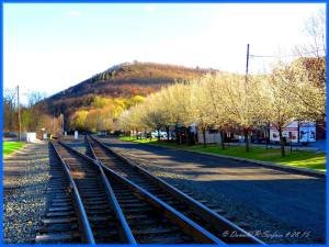 4-28-2015, Donnie's Photography, Donald Serfass, dated 4-28-2015, Evening On The Tracks