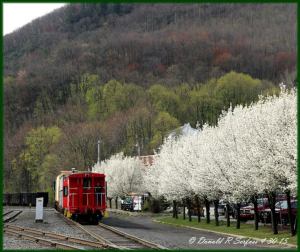 4-30-2015, Donnie's Photography, Donald Serfass, dated 4-30-2015, A Passing Caboose