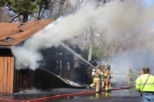 Barn Fire, Steep Mountain Road, East Brunswick Township, 4-4-2015 (31)