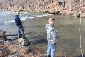 Fisherman, Little Schuylkill, Tamaqua, 4-4-2015 (13)