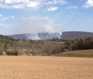 Large Brush Fire, from Kelly Boerner, East Penn Township, 4-18-2015 (3)