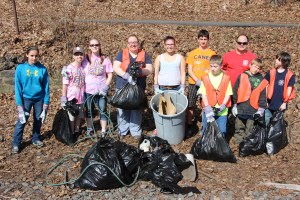 SKIP, S.K.I.P. Community Cleanup, Scouts, Pack 777, Tamaqua, 4-18-2015 (12)