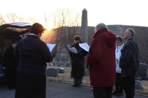 Sunrise Service, via Tamaqua Salvation Army, Odd Fellows Cemetery, Tamaqua, 4-5-2015 (12)