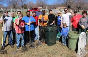From the Odd Fellows are Rebekahs: Justin Bailey, Laura Bailey, Charles Bailey, Ray Boulanger, Melissa Mangini, Jenn Mathias, Art Valentine and Robert Leibensperger.  From Keystone Job Corps in Drums are Jodi Gloman, Donnell Brunner, Marcus Todaro, Hakeem Copeland, Michael Eukland and Alexis Johnson.