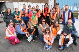 Volunteers, Donation Drop-Off and Tamaqua Community Giveaway, M & M Self Storage, Tamaqua, 4-25-2015 (1)