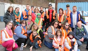 Volunteers, Donation Drop-Off and Tamaqua Community Giveaway, M & M Self Storage, Tamaqua, 4-25-2015 (3)
