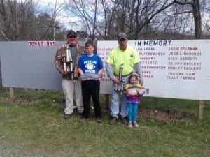 Paula Schuetrum / Special to TamaquaArea.com / Pictured are winners Ryan Matukewicz (23 inches) and Joelle Machay (22 inches).