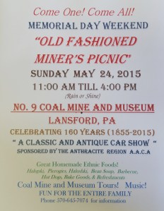 5-24-2015, Old Fashioned Miner's Picnic, No. 9 Mine and Museum, Lansford