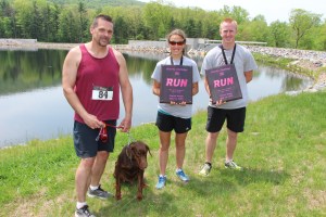 Placing first during the run were Jacob Krell, 22, of Tamaqua, with a time of 19:38, and Mary Everdale, 15, of Freeland, with a time of 20:35. Placing top during the Tamaqua Area Animal Rescue Dog Walk were Neil Pilston of Lewistown Valley with Roger, his 4-year-old male Doberman Pincher.