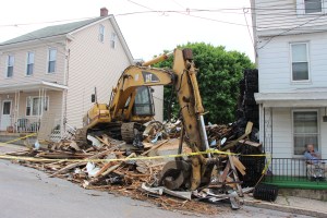 Demolition, Gay Street, Tamaqua, 5-18-2015 (8)