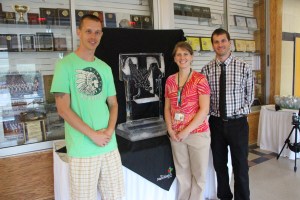 Pictured with me are Food Service Directors Aneita Sutton and Tim Martino of The Nutrition Group.