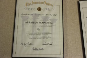 Longtime Members Honored, Tamaqua American Legion, Tamaqua, 5-25-2015 (15)