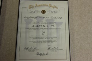 Longtime Members Honored, Tamaqua American Legion, Tamaqua, 5-25-2015 (16)