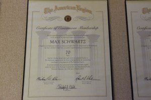 Longtime Members Honored, Tamaqua American Legion, Tamaqua, 5-25-2015 (19)