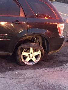 Overturned Tractor Trailer, MM 137, Interstate 81 NB, Kline Township, 5-7-2015 (1)