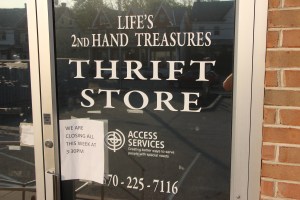Story About LIFE's 2nd Hand Treasures Thrift Store Closing, Center Street, Tamaqua, 5-8-2015 (5)