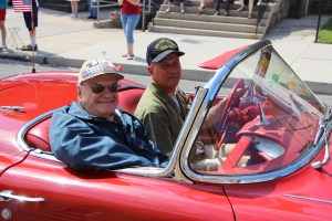 Grand Marsal Carl Hafer Sr. with driver Paul Corinchock.