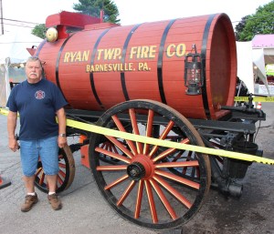 Bob Taiko and his late Father Pete were the key volunteers that refurbished to wagon.