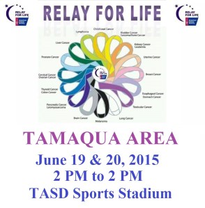 6-19-20-2015, Relay For Life for Tamaqua and Surrounding Communities, TASD Sports Stadium, Tamaqua