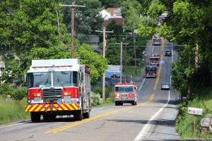 Apparatus Parade, prior to Block Party, Ryan Township Fire Company, Barnesville, 6-6-2015 (113)