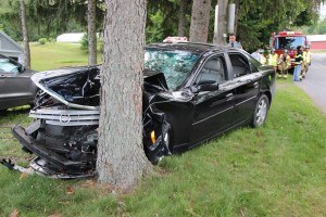 Car Into a Tree, Catawissa Street, Walker Township, 6-5-2015 (6)