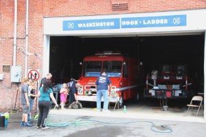 Car Wash Fundraiser, Washington Hook and Ladder Fire Company, Mahanoy City (4)