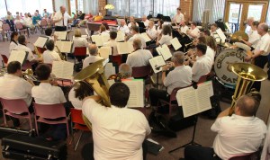 Cressona Band performs, ABC Hi Rise, Tamaqua, 6-10-2015 (118)