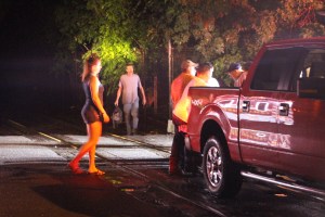 Emergency Personnel Transport Injured Man from Campsite in Tamaqua, 6-8-2015 (102)