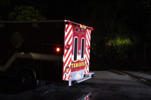 Emergency Personnel Transport Injured Man from Campsite in Tamaqua, 6-8-2015 (90)